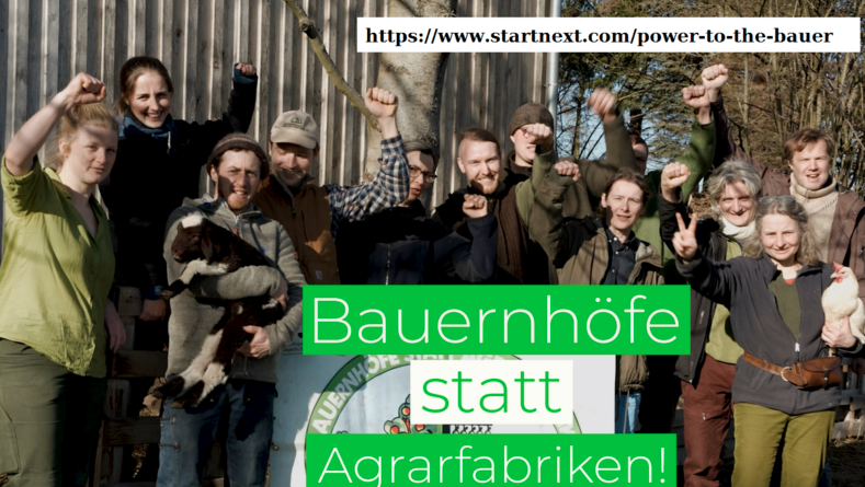 Crowdfunding der Arbeitsgemeinschaft bäuerliche Landwirtschaft